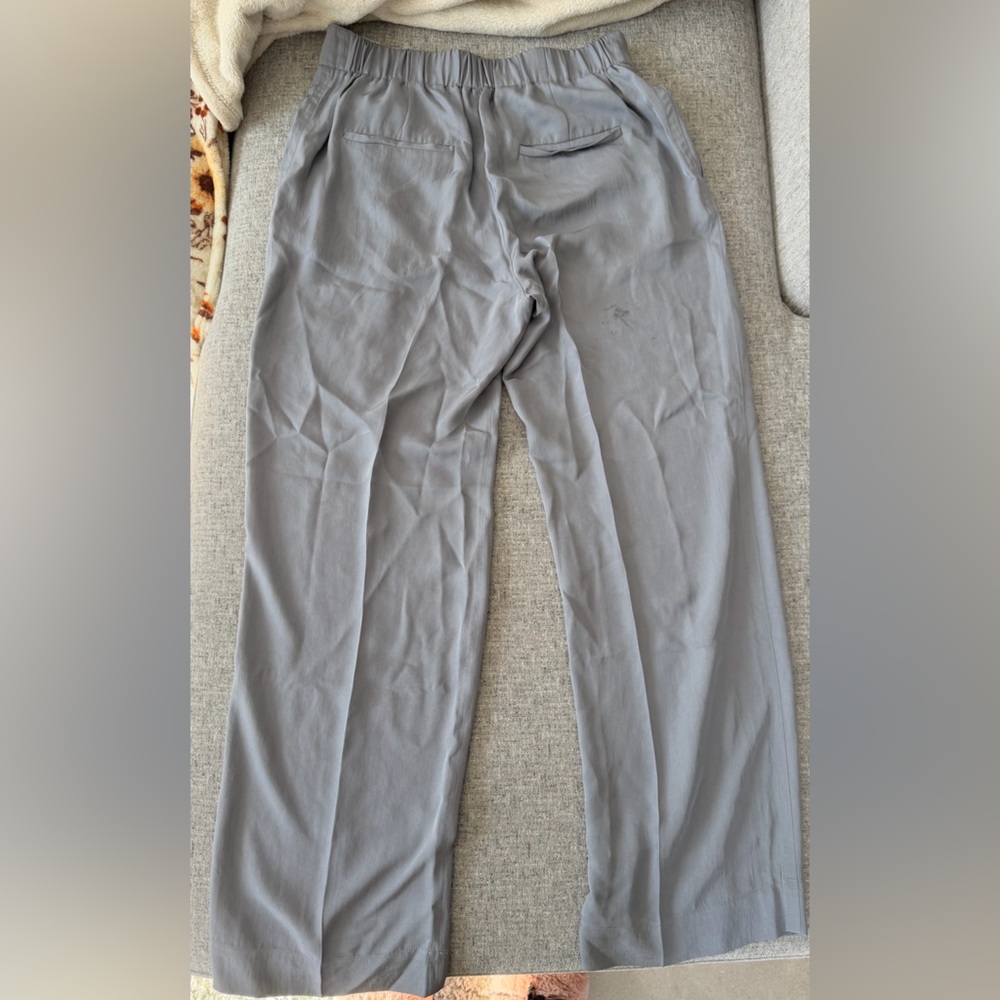 Vince Women’s Light Cool Gray Mid-Rise Pull-On Pant size M - Picture 3 of 9